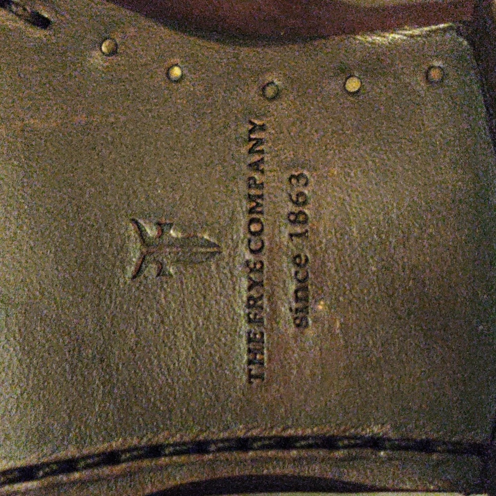 Frye and Co."Lindsay" Redwood Leather Tall Riding Boots #76976 - Picture 10 of 15